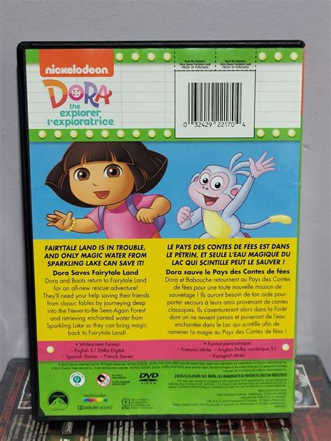 Dora The Explorer Dora Saves Fairytale Land Dvd 2015 Canadian