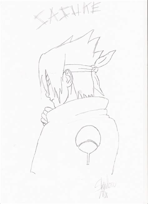 Sasuke Drawing Pencil By Ghostofshadowalx On Deviantart