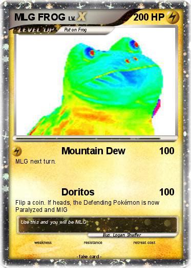 Pokémon Mlg Frog 14 14 Mountain Dew My Pokemon Card
