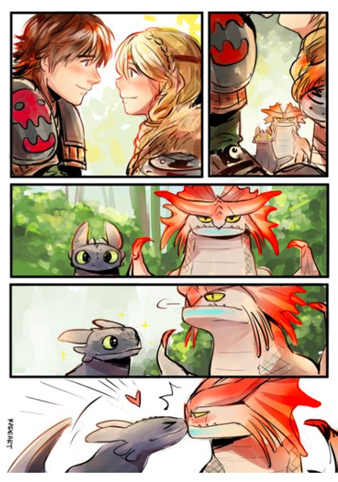 Hiccup X Astrid Dragon Kiss How Train Your Dragon How To Train Your Dragon How To Train Dragon