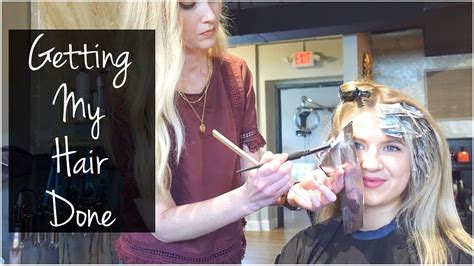 getting my hair done milabu vlog youtube