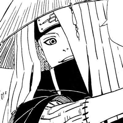 Deidara Naruto Art Anime Sketch Manga Anime