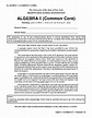 Basic Common Core Sheet Template - PDFSimpli