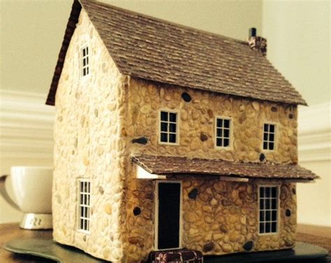 Sold Miniature Stone House O 14 Scale Circa 1660 Colonial Etsy