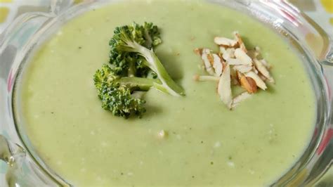 Broccoli Almond Soup Recipe Home And Hearty Cooking Youtube