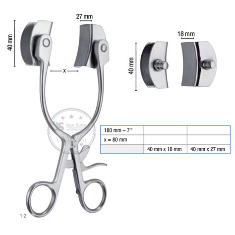Baby Colin Abdominal Retractors 180mm High Quality Jalal Surgical