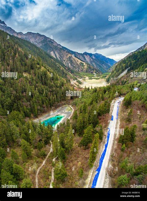 Landscape Of The Five Color Pond Regaining Its Beauty At Jiuzhaigou