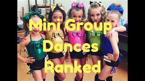 Mini Group Dances Ranked Dance Moms Youtube