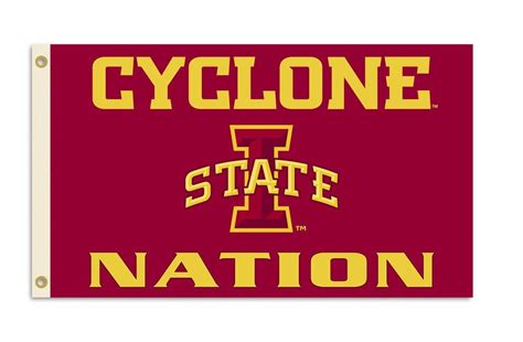 Iowa State Cyclones 3 Ft. X 5 Ft. Flag W/Grommets | Iowa state cyclones, Iowa state, Iowa