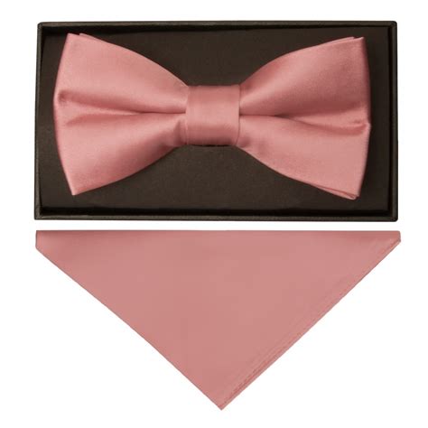 Check spelling or type a new query. Plain Rose Gold Mens Bow Tie Hanky | Dickie Bow Tie Handkerchief Set