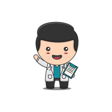 Cute Doctor Character Stock Vector Illustration Of People 230559872