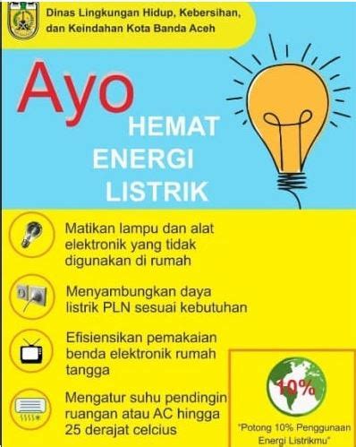 Contoh Poster Hemat Energi Dosenpintar Com