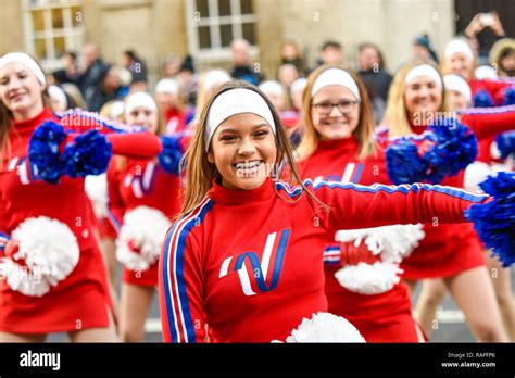 Varsity Spirit All American Cheerleaders At Londons New Years Day
