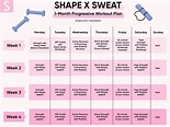 Shape and Sweat One-Month Workout Routine for Beginners