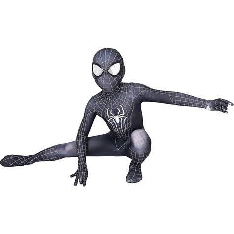 Black Spiderman Costume For Kids