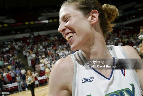 Katie Smith Of The Minnesota Lynx Smiles During The Wnba Game Against