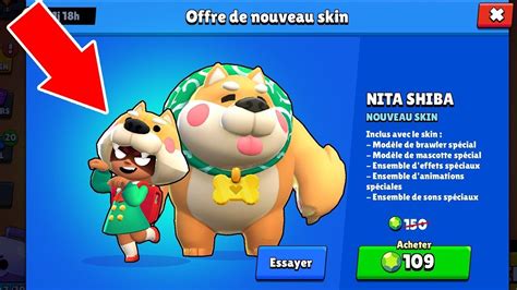 Our brawl stars skins list features all of the currently and soon to be available cosmetics in the game! J'ACHETE LE NOUVEAU SKIN NITA SHIBA... Brawl Stars - YouTube