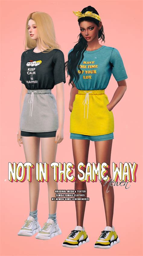 Newen092 Sims 4 Teen Sims 4 Clothing Sims 4 Custom Content