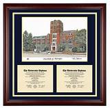 Umich Diploma Frame Pictures