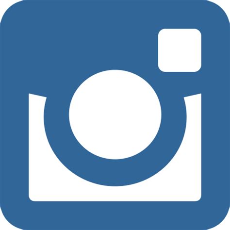 Light Blue Instagram Logo