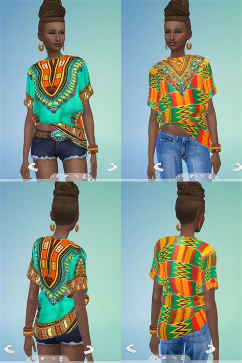Xelenn African Clothing African Fashion Sims 4