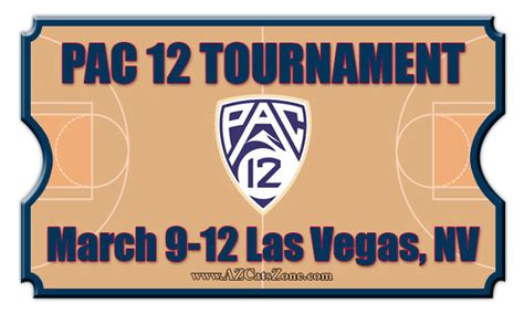 2017 Pac 12 Basketball Tournament Tickets Arizona