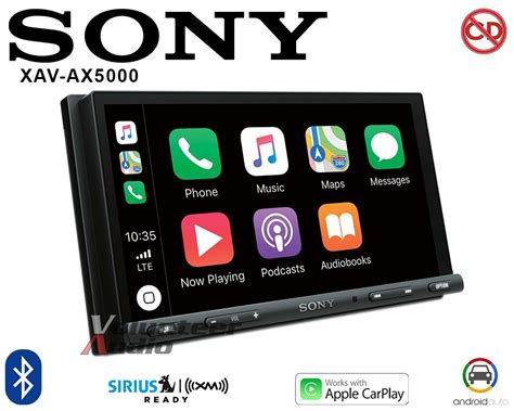 Sony Xav Ax5000 Double Din 7 Touch Screen W Apple Carplay Android
