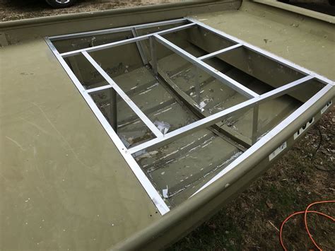How To Build A Jon Boat Casting Deck One Design Sailboat