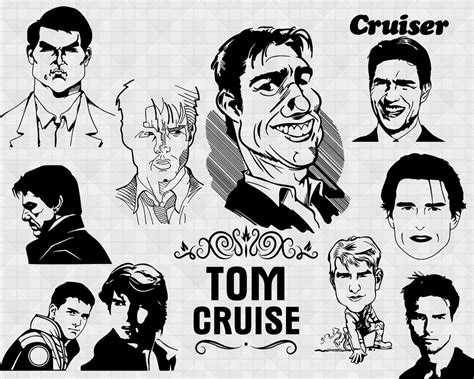 Tom Cruise Svg Tom Cruise Hollywood Action Pop Culturefamous