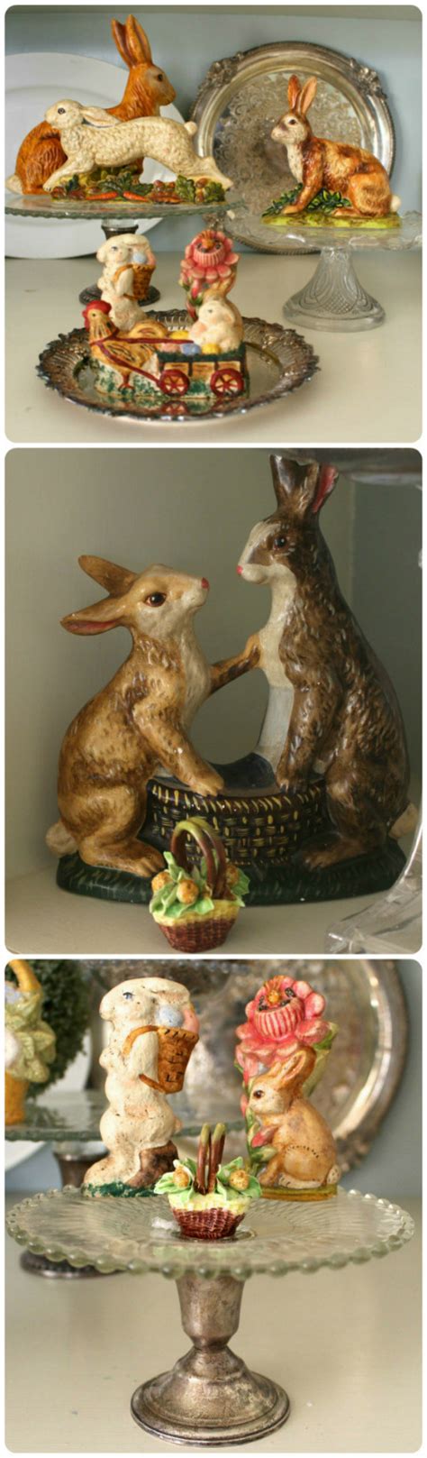 Decorate for easter with fun projects. Easter Bunny Decorating - Vintage American Home