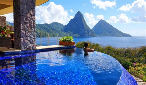 Jade Mountain St Lucia St Lucias Most Romantic Luxury Resort Jade