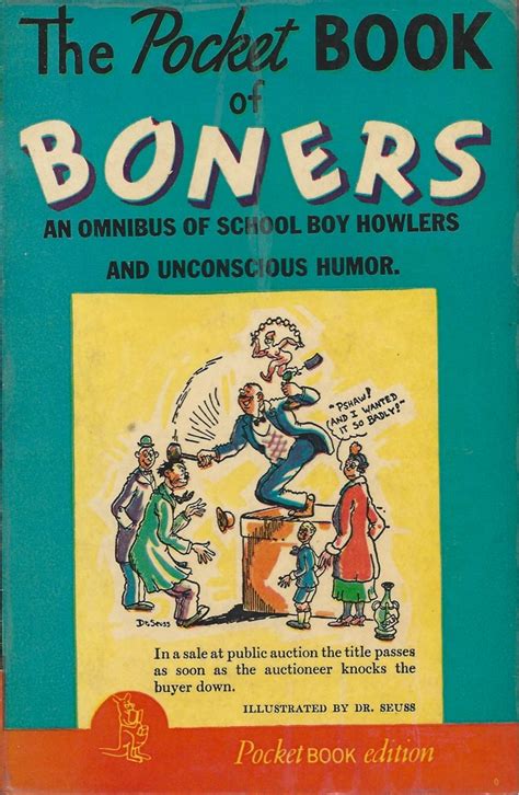 The Pocket Book Of Boners By Dr Seuss