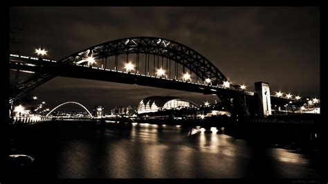 Lovely Tyne Bridge In Newcastle Engl Wallpaper Nature And Landscape
