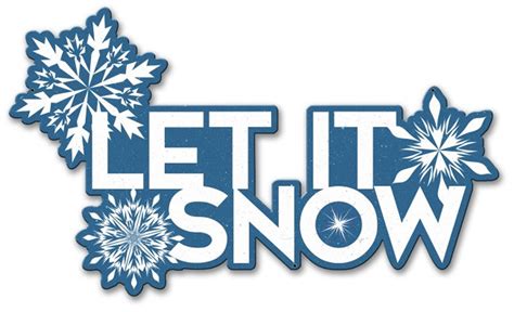 Let It Snow Metal Sign 21 X 12 Inches