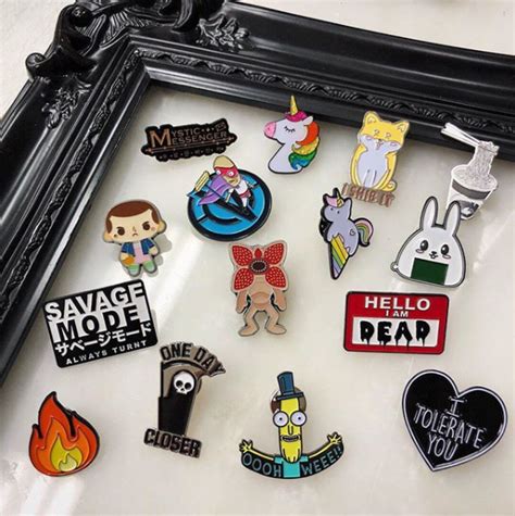 Pins Glorious Pins Assorted Enamel Pins Pin And Patches Cute