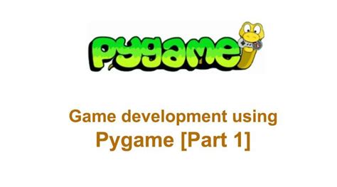 Как сделать игру на Python Pygame