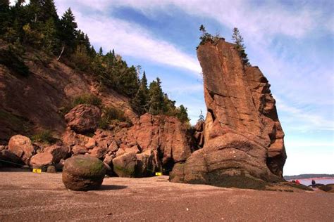 Hopewell Rocks On The Fundy Coast Of New Brunswick