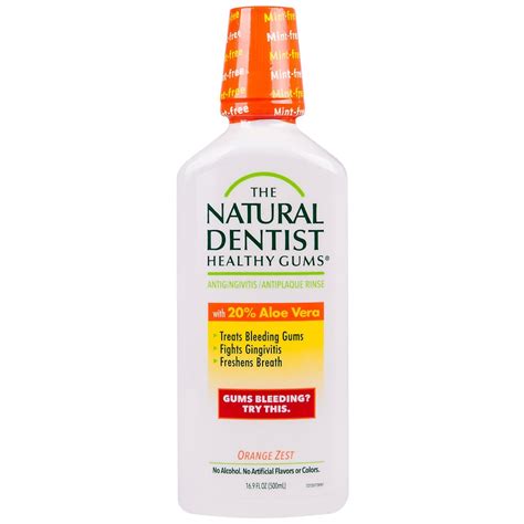 The Natural Dentist Healthy Gums Daily Oral Rinse Orange Zest Walgreens