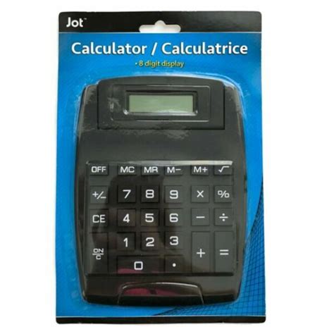 Jot Calculator Large 8 Digit Display And Jumbo Keys For Sale Online Ebay