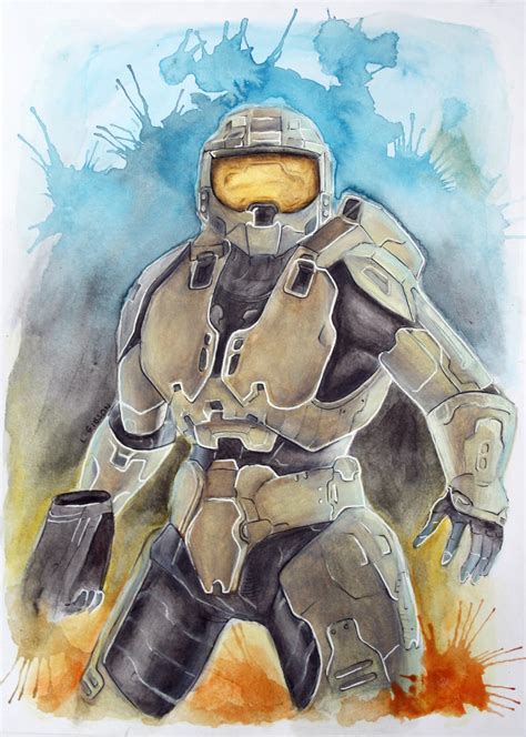 Halo Master Chief Finished By Laurengibson On Deviantart