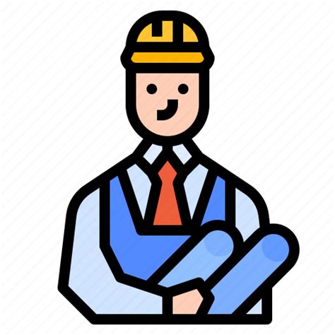 Avatar Construction Engineer Engineering Icon