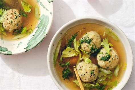 matzo ball soup with celery and dill recipe nyt cooking