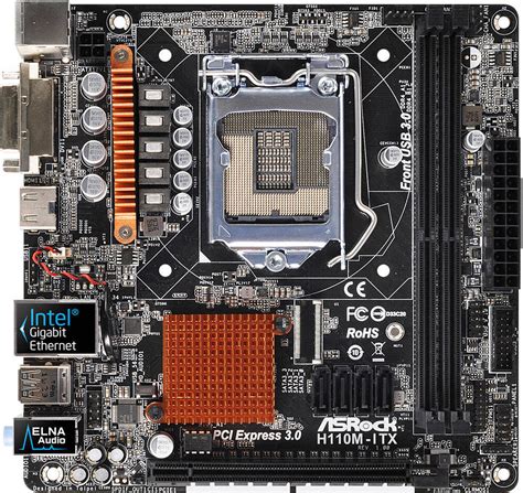 Asrock H110m Itx Motherboard Specifications On Motherboarddb