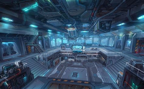 Sci Fi Spaceship Interior Concept Art Brisia Blog