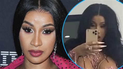 Cardi B Reveals Stick On Pasties Outfit For Up Music Video
