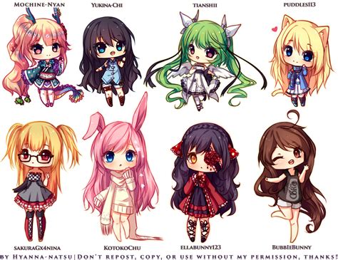 And More Chibis By Hyanna Natsu On Deviantart