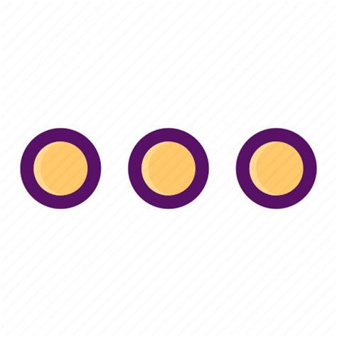 Three Dots Icon Download On Iconfinder On Iconfinder