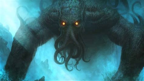 Download Cthulhu Dark Monster Underwater Wallpaper