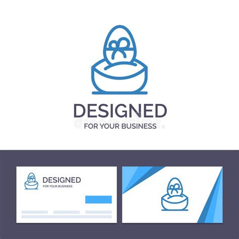 Creative Boiled Egg Bulb Lamp Logo Template Design Stock Illustration
