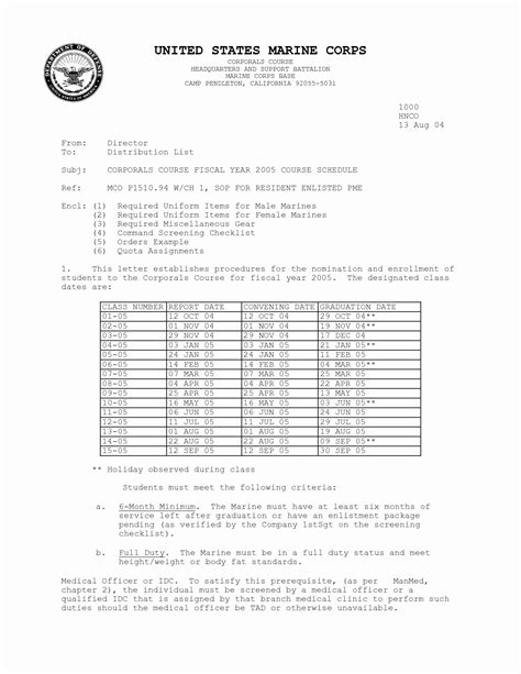 35 Standard Naval Letter Format Hamiltonplastering